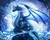 Blue Water Dragon Sofa
