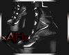xAHx Lace Up Boots Black
