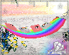 Rainbow Hanging Hammock