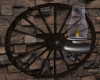 wagon wheel lamp