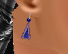 (V) sapphire earrings