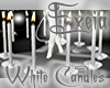 ~Ex;White Witch Candles