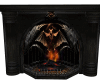 Goth Bat Fireplace