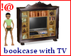 !@ Bookcase with TV