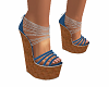 Wedge Heels Blue