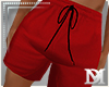 Kids Shorts Red  ♛  DM
