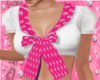 LRC Sailor Pink Top