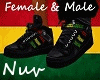 Rasta/Reggae Sneakers M