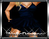 Blue Velvet Dress