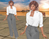 TF* Baggy Pant Set Grey