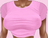 pink crop tee