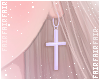 🌸 Cross Earring Lilac
