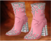 Pink Cow Girl Boots