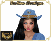 NJ] Blue Cowgirl hat