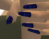 Blue Awesome Fingernails
