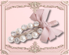 pearl ribbon pin