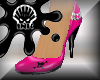 [LI] pink chain heels