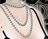 DCUK Pearl Necklace Silv