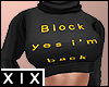 -X- BLOCK Crop Top