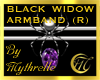 BLACK WIDOW ARMBAND (R)