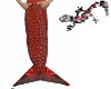 Red Merman tail