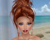 Ravishing Red Mora Updo