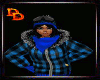 Warm winter blue jacket