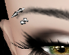 Piercing brow R Silver