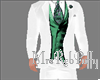 Groom tux mint an white