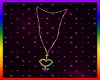 Rainbow  F-Heart Symbol