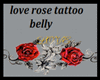 love rose belly tattoo