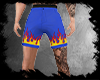 Tattoo Shorts Blue [R]