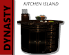 (D) ROUND KITCHEN ISLAND