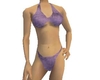 Purple Satin Bikini