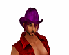 purple cowboy hat