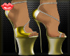 Jewel heels Gold