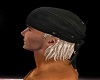 Biker hat/lt blond hair