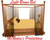 Light Brown Bed no pose