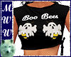 Black Boo Bees Top