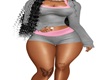 B* Grey & Pink Short Set