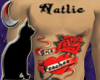 Natlie rose heart tattoo