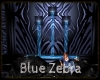 ~SB Blue Zebra Wall Foun