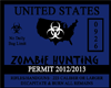 U.S.A. Zombie Permit