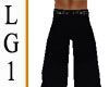 LG1 Black Dbl Suit Pants