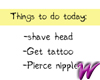 Things to do today -stkr