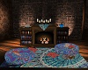 (DL) Boho Fireplace