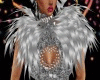Silver Fur Shrug