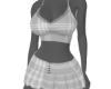 EU Grey Tennis Skirt Set