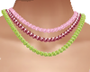 NECKLACE PEARLS COLOURS