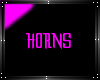 Horns pink glow